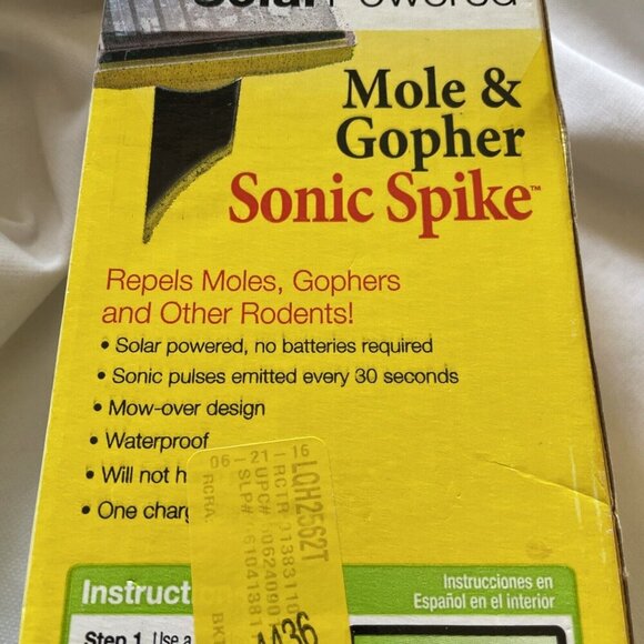 Sweeneys Solar Powered Mole & Gopher Sonic Spike - Picture 9 of 12